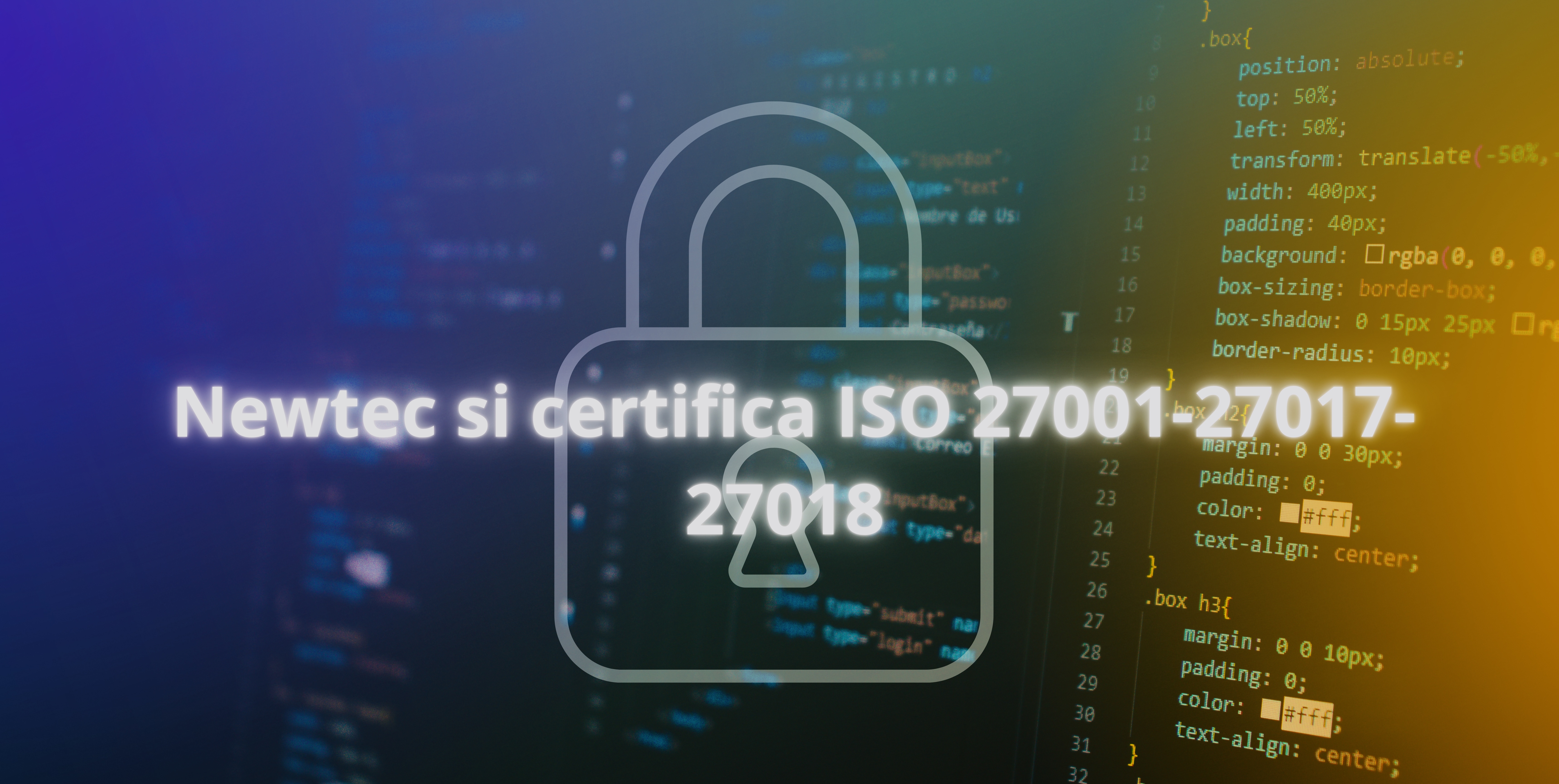 Newtec si certifica ISO 27001-27017-27018
